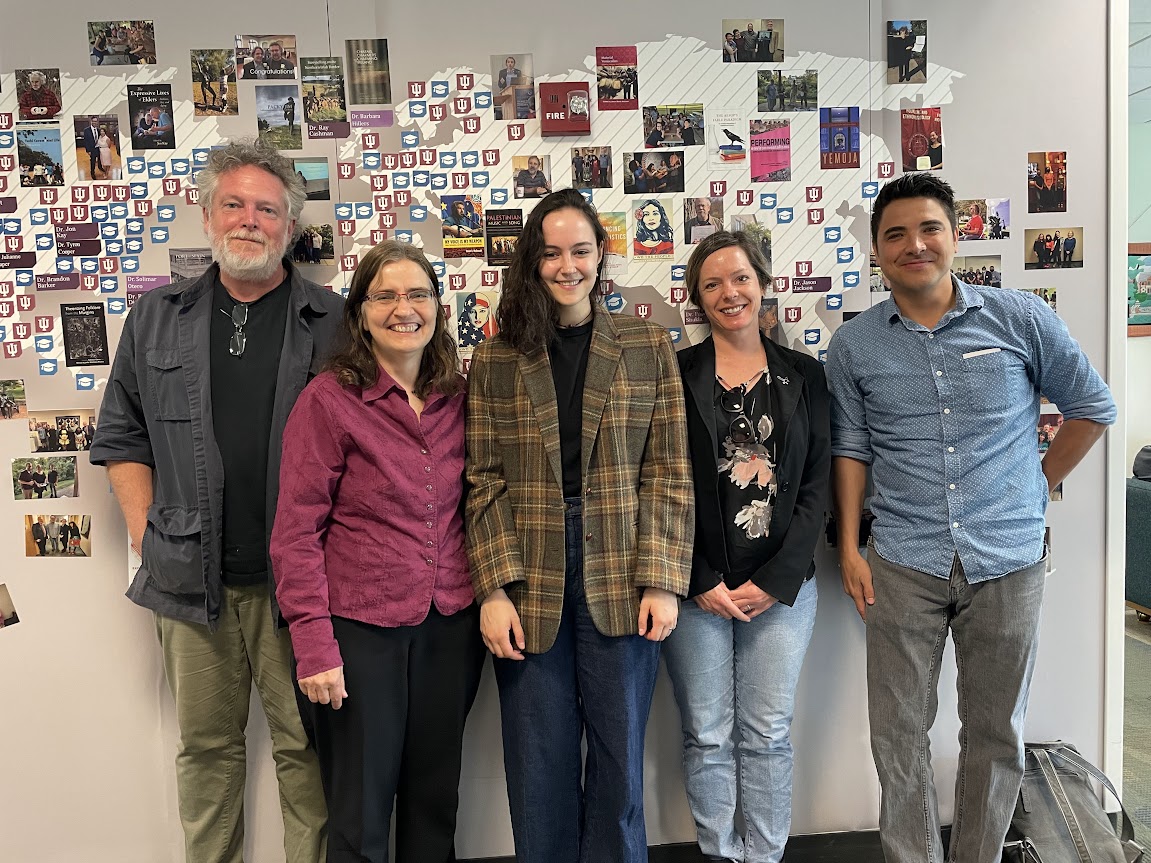 Congratulations to dual undergraduate major Joelle Jackson (Folklore & Ethnomusicology and Anthropology), who defended her Folklore & Ethnomusicology BA honors thesis earlier this week!

Joelle will graduate this spring with honors in both of her majors!