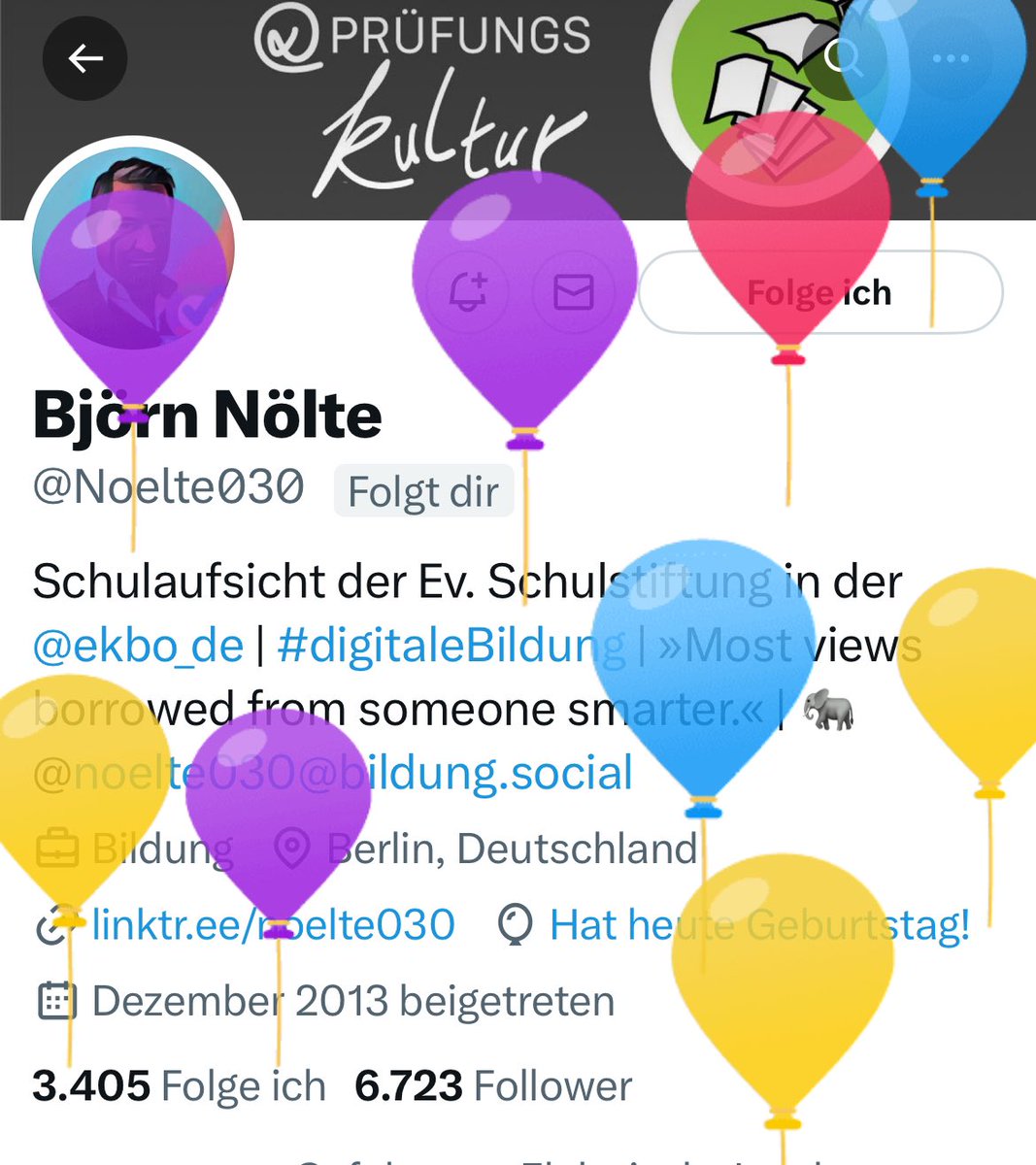 Cornelia (@coolschooltoday) on Twitter photo <a href="/Noelte030/">Björn Nölte</a> Von Herzen alles Gute und Gottes Segen zum Geburtstag!🎁 Möge das kommende Lebensjahr ein wunderbares werden! <a href="/Noelte030/">Björn Nölte</a> Von Herzen alles Gute und Gottes Segen zum Geburtstag!🎁 Möge das kommende Lebensjahr ein wunderbares werden!