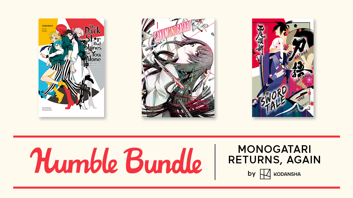 It's MONOGATARI again! Pick up a great bundle of MONOGATARI ebooks and audiobooks from Kodansha AND benefit Binc. For a limited time only, humblebundle.com/books/monogata… #ThinkBinc #HumbleBundle @KodanshaBooks @humble