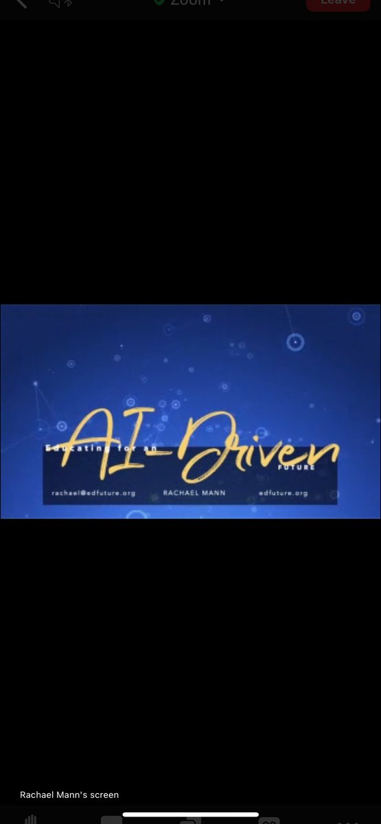 Really enjoyed listening to @RachaelEdu’s webinar yesterday on 'Educating for an AI-Driven Future: Empowering CTE Leaders” as part of @NCLA_CTE. Very insightful information! @MacBeaton2 @FACSpecialist @eringhurley @beverlycocke1 @StooksD @CrystalSarvay