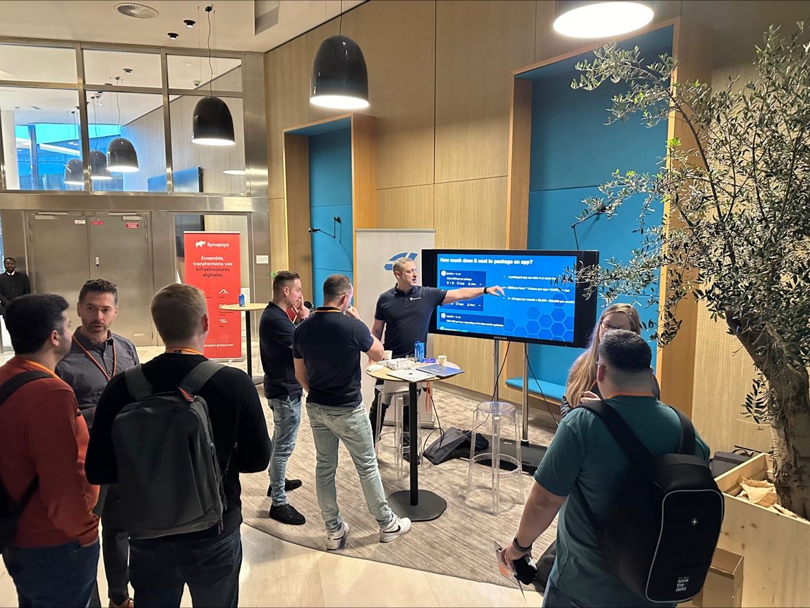 Liquitworkspace's tweet photo. The Liquit and @RecastSoftware team had a great time at the Modern Endpoint Management Summit in Paris! 🙌

#MEMSummit https://t.co/e5iXDgNI7x