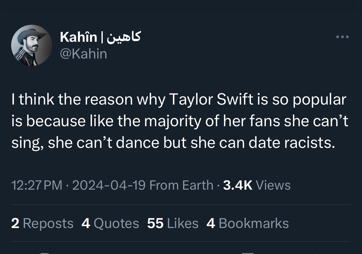 it’s not “taylor’s album wasn’t for me, but glad you guys enjoy it!”; the negativity i’m referring to on this godforsaken app are tweets like these: