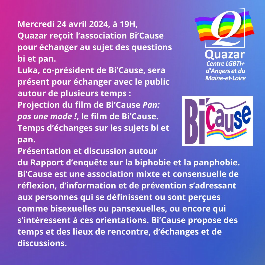 Quazar, Centre LGBTI+ (49) tweet media