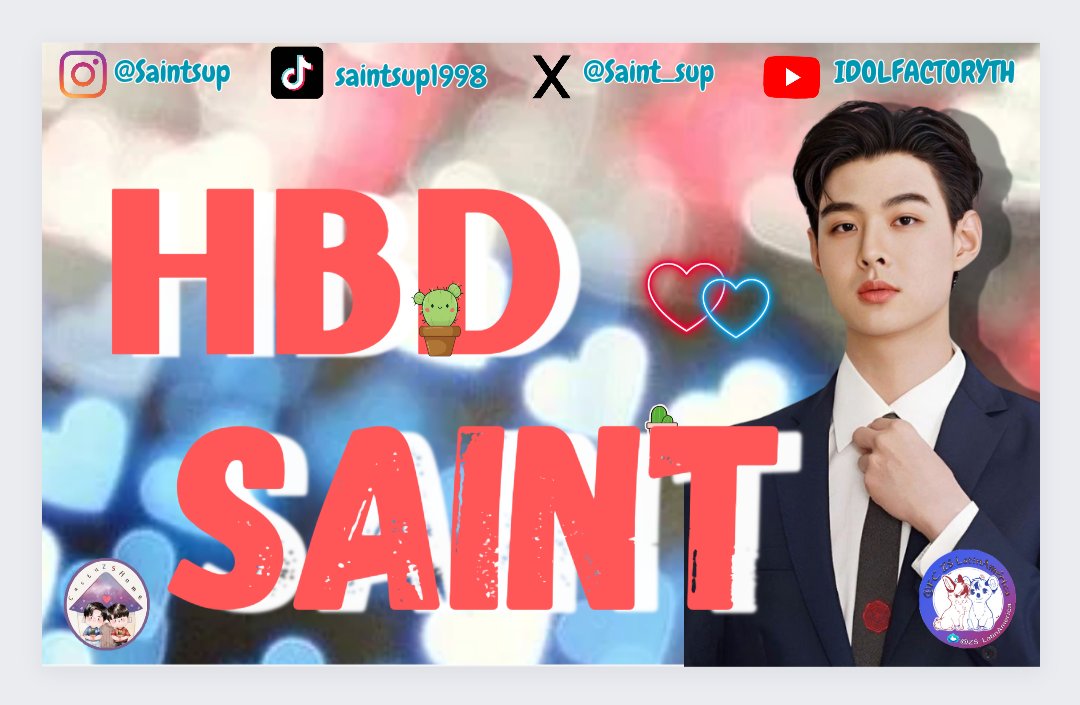 <a href="/Saint_sup/">Saintsup 🎬</a> Never let anyone dull your shine. ✨

HAPPY DAY26 SAINTSUP
#แฮปปี้เดย์26เซ้นต์ซุป
#Saint_sup
#CactuZS #MingEr