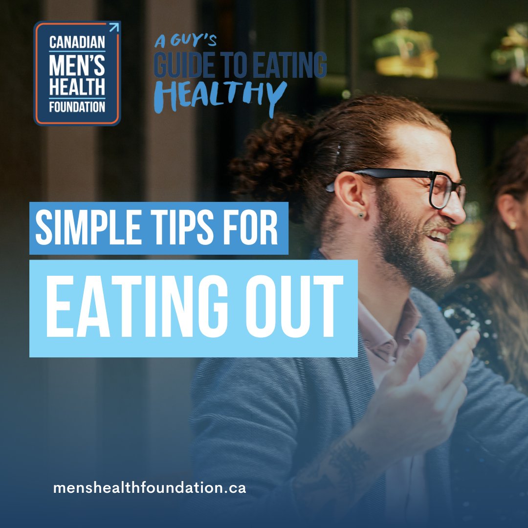 Aren't in the mood to cook at home but trying to eat healthier? Download A Guy's Guide to Eating Healthy for simple tips on planning a meal out. → dcm.tips/3nDXvb2 #HealthyEating