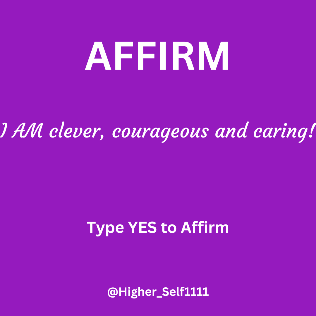Type YES to Affirm!💫