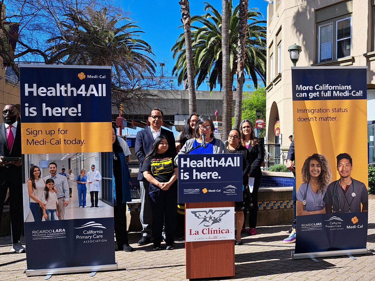 @ICRicardoLara #Health4All Week tour stopped at @La_Clinica_ to share the exciting news that #Health4All #SaludParaTodos is here! @ACHealthCenters @AsmMiaBonta @Lena_Tam_D3 @CDInews