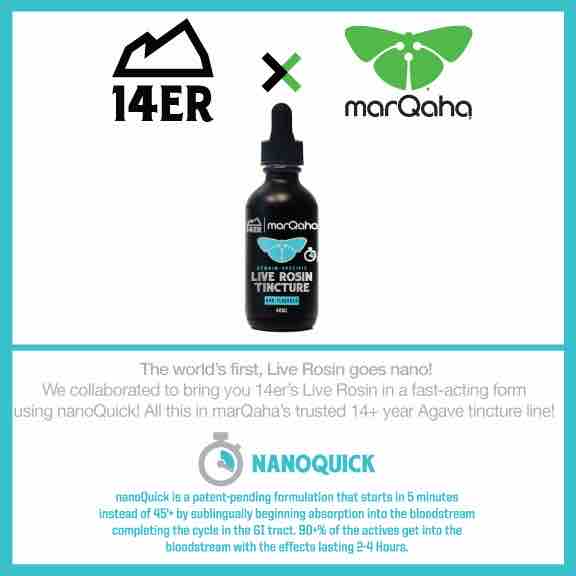 marQaha goes live with the world’s first nano #liverosin product today with 14er’s in-house rosin at their store in #boulder ! #marQaha @bouldersonly14er
