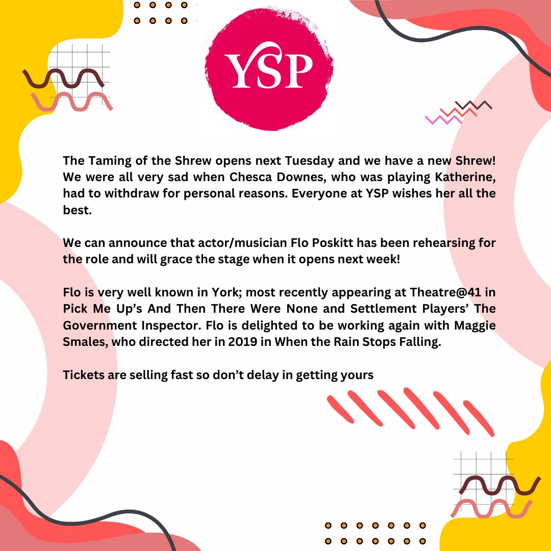 York Shakespeare Project tweet media