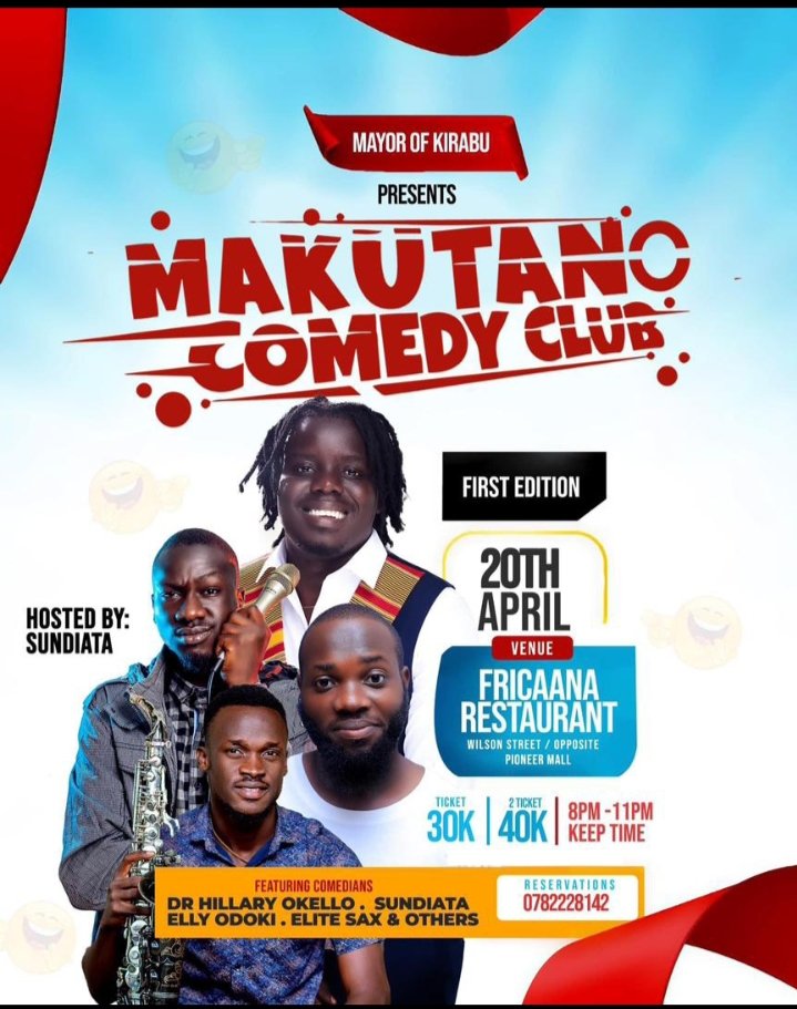 Don't allow this EFRIS stress have a toll on you. Come let's laugh it off at The New FRICAANA Restaurant opposite the New Pioneer Mall.