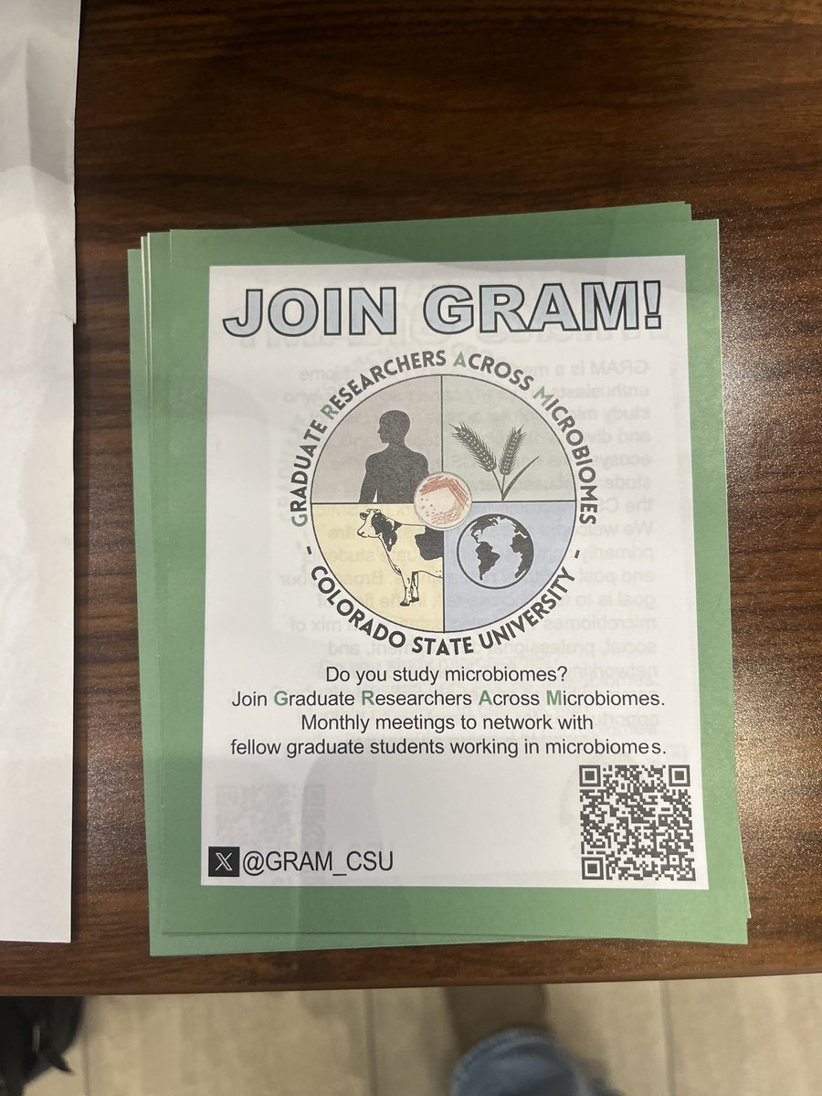 If you’re at <a href="/FRMicrobiome/">Front Range Microbiome Symposium</a> don’t forget to scan the GRAM QR code to join the club!
