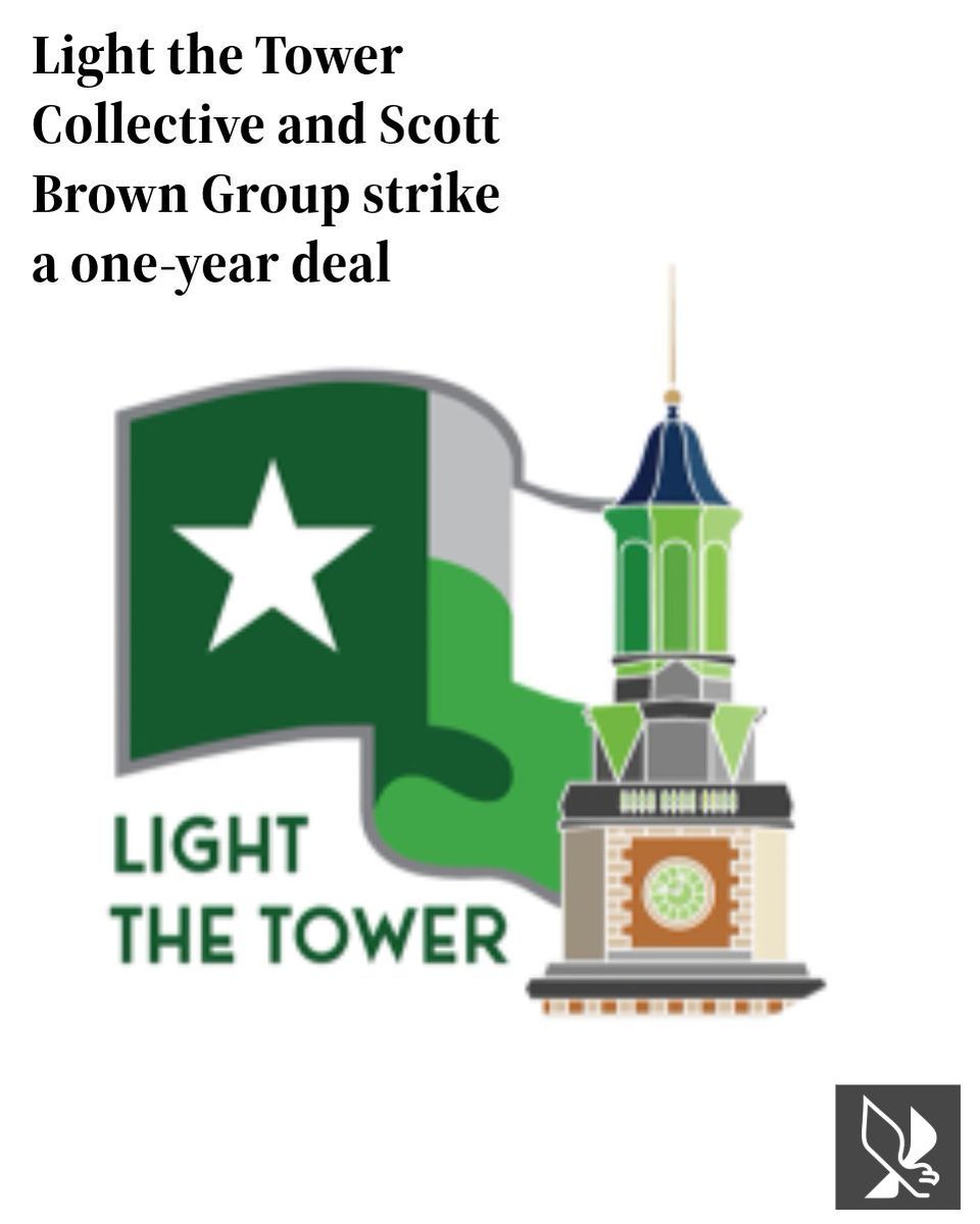 ntdaily's tweet photo. SPORTS: Light the Tower Collective and Scott Brown Group strike a one-year deal

📝: Chris Moss
📸: Light The Tower Collective

Read more: https://t.co/k9CtllOgy0 https://t.co/YVzwe5iZSa