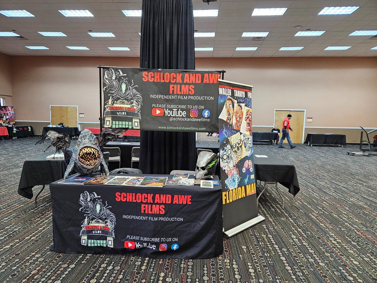 All set up at @njhorrorcon
