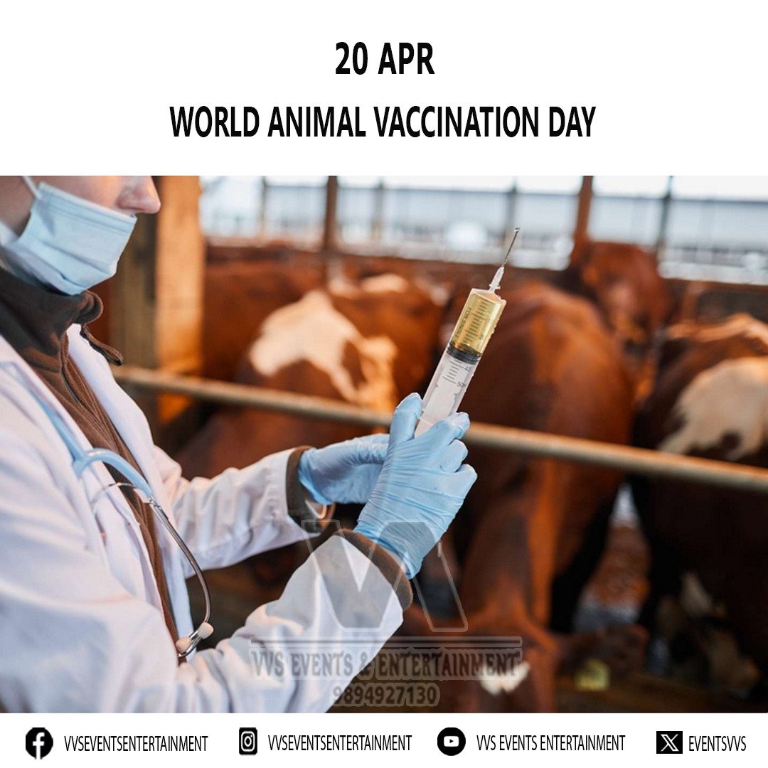 World Animal Vaccination Day World Animal Vaccination Day 2024 #WorldAnimalVaccinationDay #WorldAnimalVaccinationDay2024 #AnimalVaccinationDay #AnimalVaccinationDay2024 facebook.com/VVSEventsEnter… instagram.com/VVSEventsEnter… youtube.com/@VVSEventsEnte…