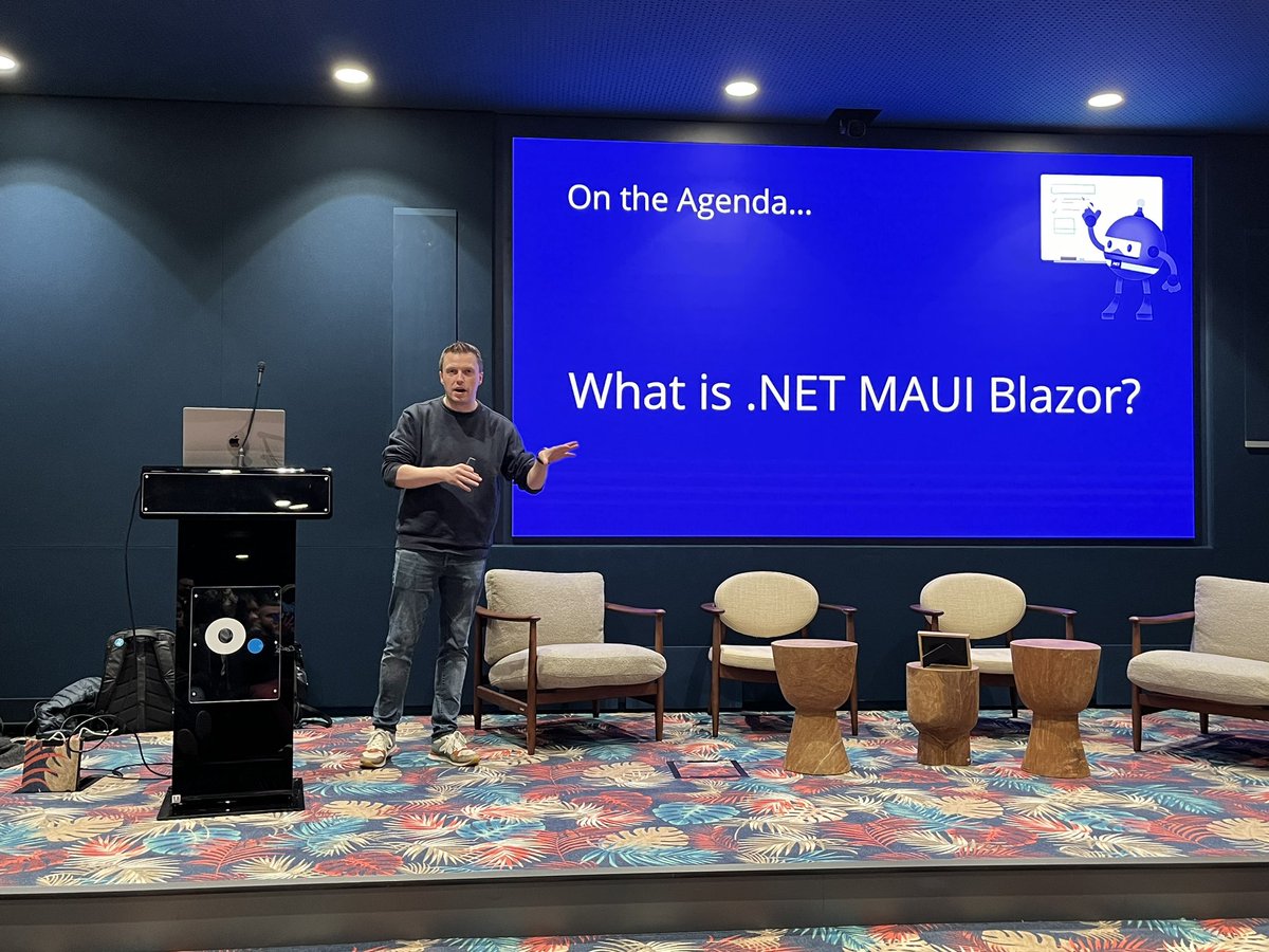 @JamesMontemagno And lastly @jfversluis to bring .NET MAUI + Blazor together🔥 #devtalks