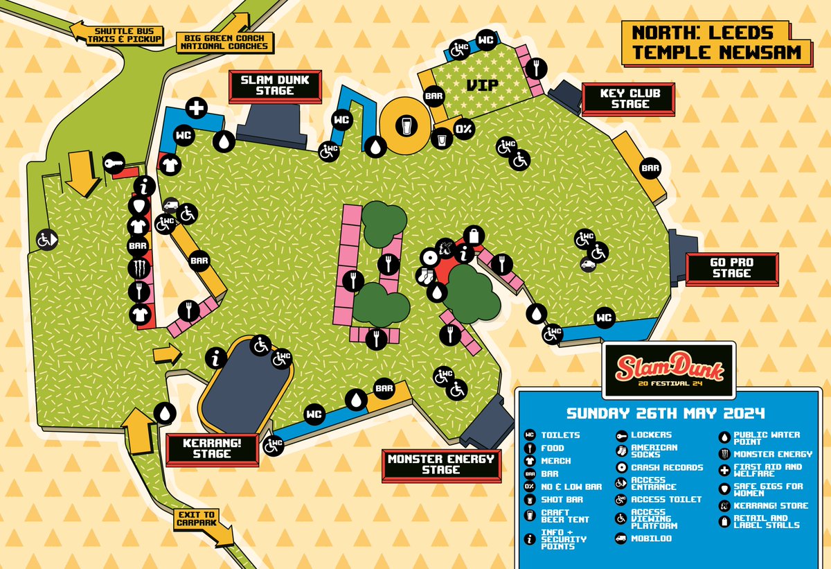 Here’s how your new & improved sites look for #SDF24!

Following on from last year’s feedback, we have increased the number of toilet locations, water points & food vendors. We have also amended the locations for the food vendors which allows for easier navigation across site.