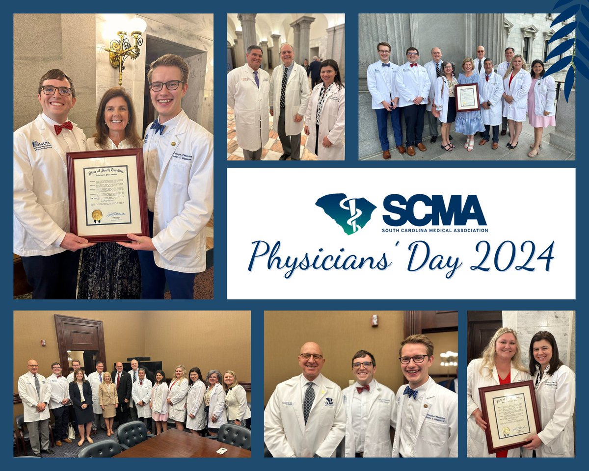 SCMA members had a blast celebrating Physicians' Day at the State House! Thank you to all the legislators and elected officials who took the time to speak with our members. @PamelaEvette @syllestedavis @MarkMSmith1