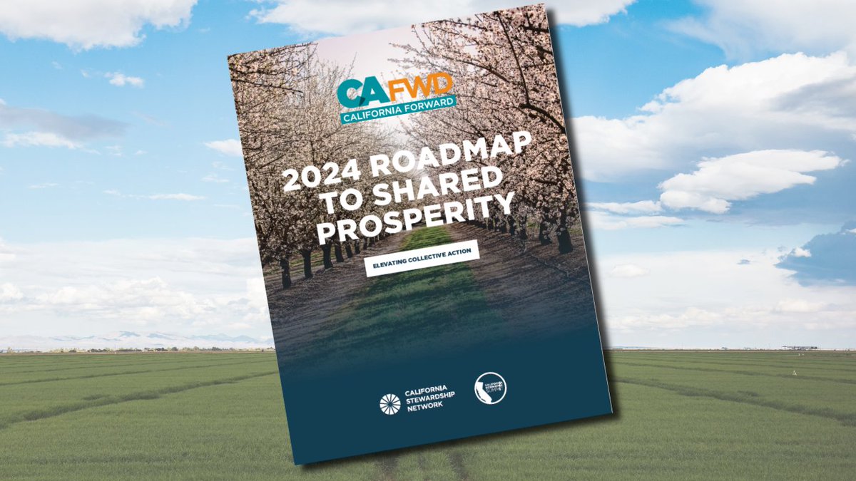 ICYMI: Our 2024 Roadmap to Shared Prosperity is here! This year’s Roadmap builds on the priorities and achievements of the California Economic Summit and the work of the @CAStewardship and partners dedicated to an equitable future. Check it out! cafwd.org/resources/2024… @CAeconomy