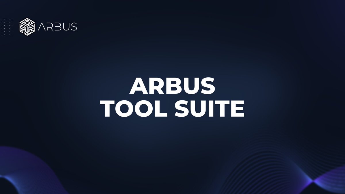 Arbus Tool Suite will transform how you navigate in crypto. Four data-driven research tools to make your investment journey smart, simple and efficient: 💻 Arbus Terminal 🌐 Browser Extension 📱 Mobile App 🔔 Alerts TG Bot We're changing the game once and for all 🧵