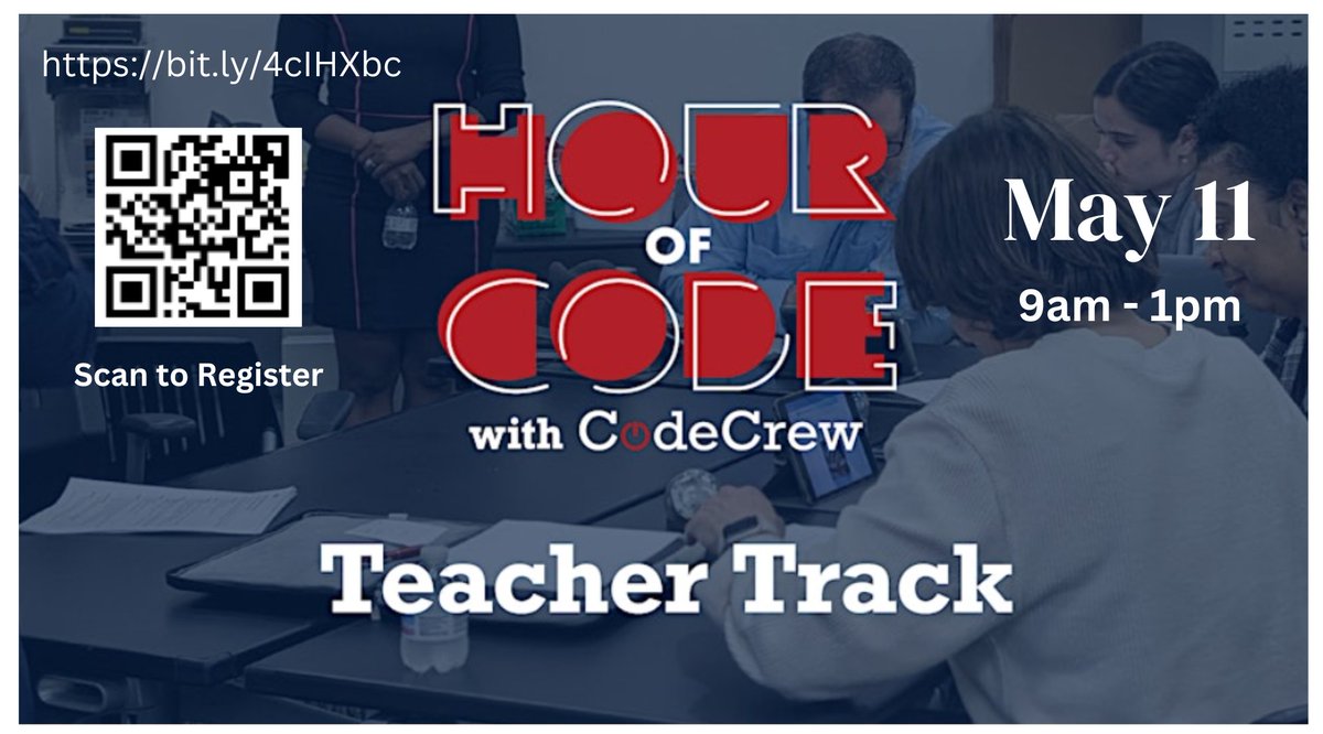 Get your coding hats on! 💻 Join us and our Nashville pals for an exciting Hour of Code on May 11th. Don't miss this global coding celebration and learning event that's making computer science accessible and fun! RSVP your spot now! 

👉 cdcrw.us/3xC907W #HourOfCode