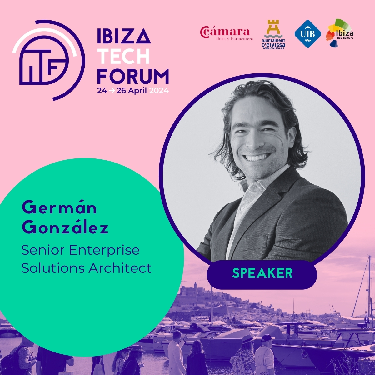 🌐 New speaker confirmed: Germán González🌐 

🌐 Nuevo ponente confirmado: Germán González🌐 

@Ibiza_Travel

#ibizatechforum #ibiza #technology #innovation #startups #eivissa #techibiza #entrepreneurs #ai #turismo #smartcities #sustainability #tourism
