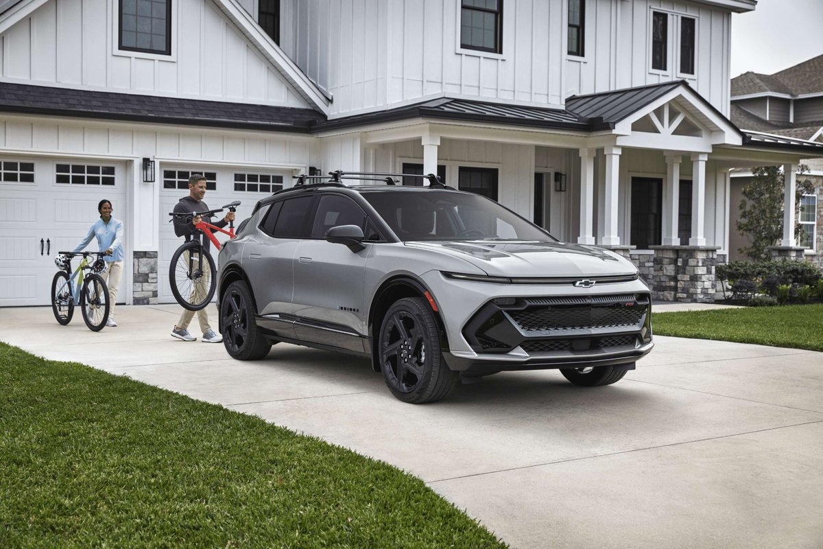 Spring into adventure with the 2024 Chevy Equinox EV 🌸🚴‍♂️ Load up and explore the great outdoors in style and eco-friendly comfort! #HuffmanHasIt #HuffmanChevroletGMC #Chevrolet #GMC #NeilHuffman