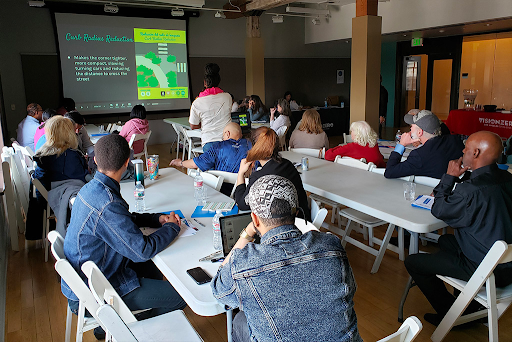 Interested in strategies for meaningful #VisionZero community engagement? Join us for a webinar (April 24) to learn of 3 cities' efforts: incl developing engagement plans, pre- & post-project outreach & cultivating long-term relationships w/ stakeholders. shorturl.at/eAPQ5