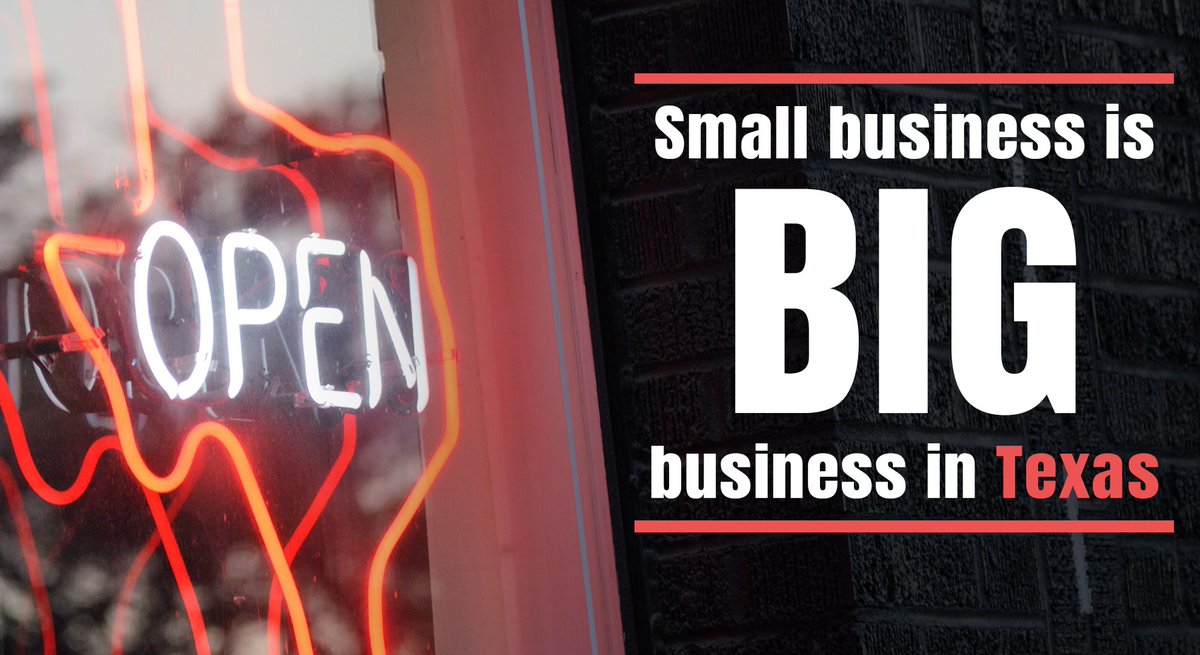 Texas is a leading state for small business job growth. By keeping taxes low and promoting business-friendly policies, small business owners know their companies will thrive in our world-class economy. Small business is BIG business in Texas.