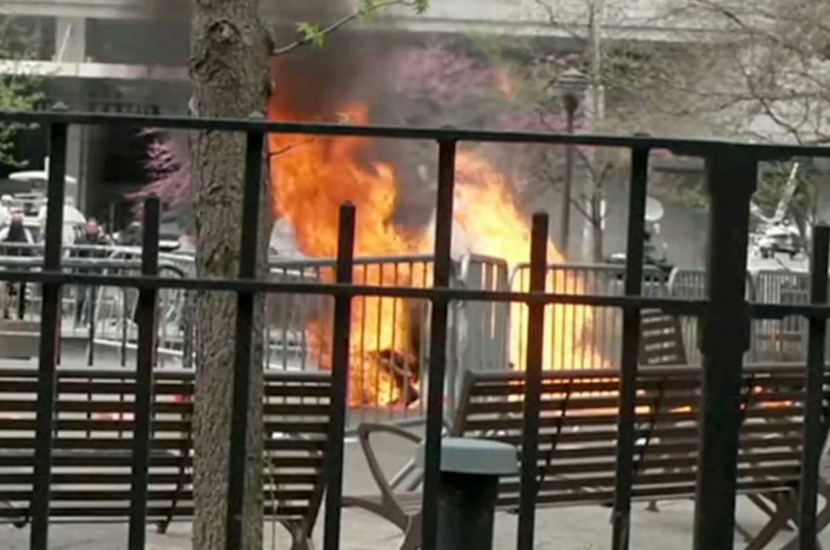 ShaykhSulaiman's tweet photo. BREAKING: MANIFESTO OF MAN WHO SET HIMSELF ON FIRE OUTSIDE TRUMP TRIAL

The man who self-immolated was distributing pamphlets titled “The True History of the World”.

He also published an online manifesto.

“My name is Max Azzarello, and I am an investigative researcher who has set himself on fire outside of the Trump trial in Manhattan.

This extreme act of protest is to draw attention to an urgent and important discovery:

We are victims of a totalitarian con, and our own government (along with many of their allies) is about to hit us with an apocalyptic fascist world coup.”

Source: Max Azzarello