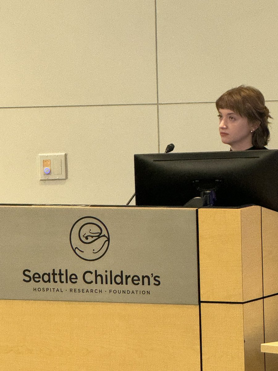 First year #PedsPulm fellow, Dr. Blair Mockler, presenting important QI work on tracheostomy dislodgment events at Fellow and Resident Research Day. #Rockstar @uwpediatrics @UWPedsPulm
@seattlechildren