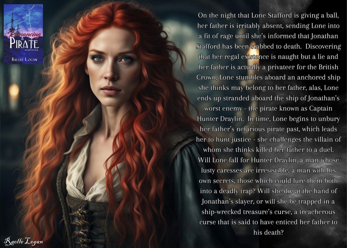 She sailed on a quest for justice after her father was murdered by pirates and finds ecstasy in the arms of her father's adversary. What is stronger... her courage or her feelings for the pirate that she's forbidden to love? #book #booklovers #romance #historicalromance