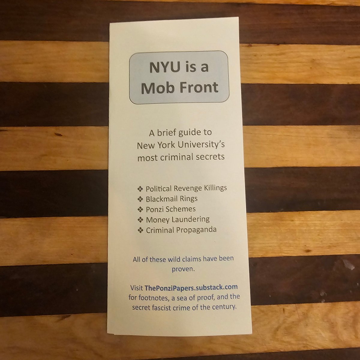 itwasDNS's tweet photo. @emilyngo One of the pamphlets matches this... https://t.co/P5Kmeq9WWY