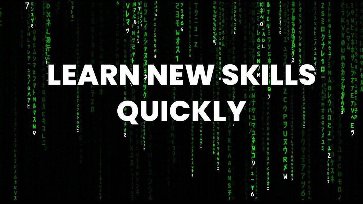 How can I effectively learn a new skill quickly in a work setting?
youtube.com/watch?v=gTqBFx…
#peopleteam #jobtips #workplace