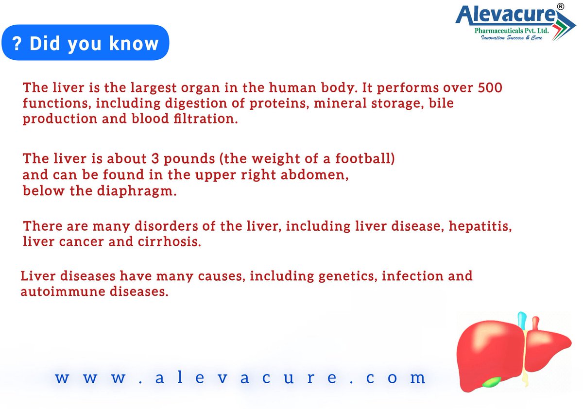 AlevacurePharma's tweet photo. This #WorldLiverDay pledge to prioritise your liver health as it is vital for overall well-being. Spread awareness, get screened, and adopt a liver friendly lifestyle. #WorldLiverDay2024

#alevacurearmy #alevacure_pharmaceuticals_private_limited #alevacure #WorldLiverDay https://t.co/rE4gkqJwNn