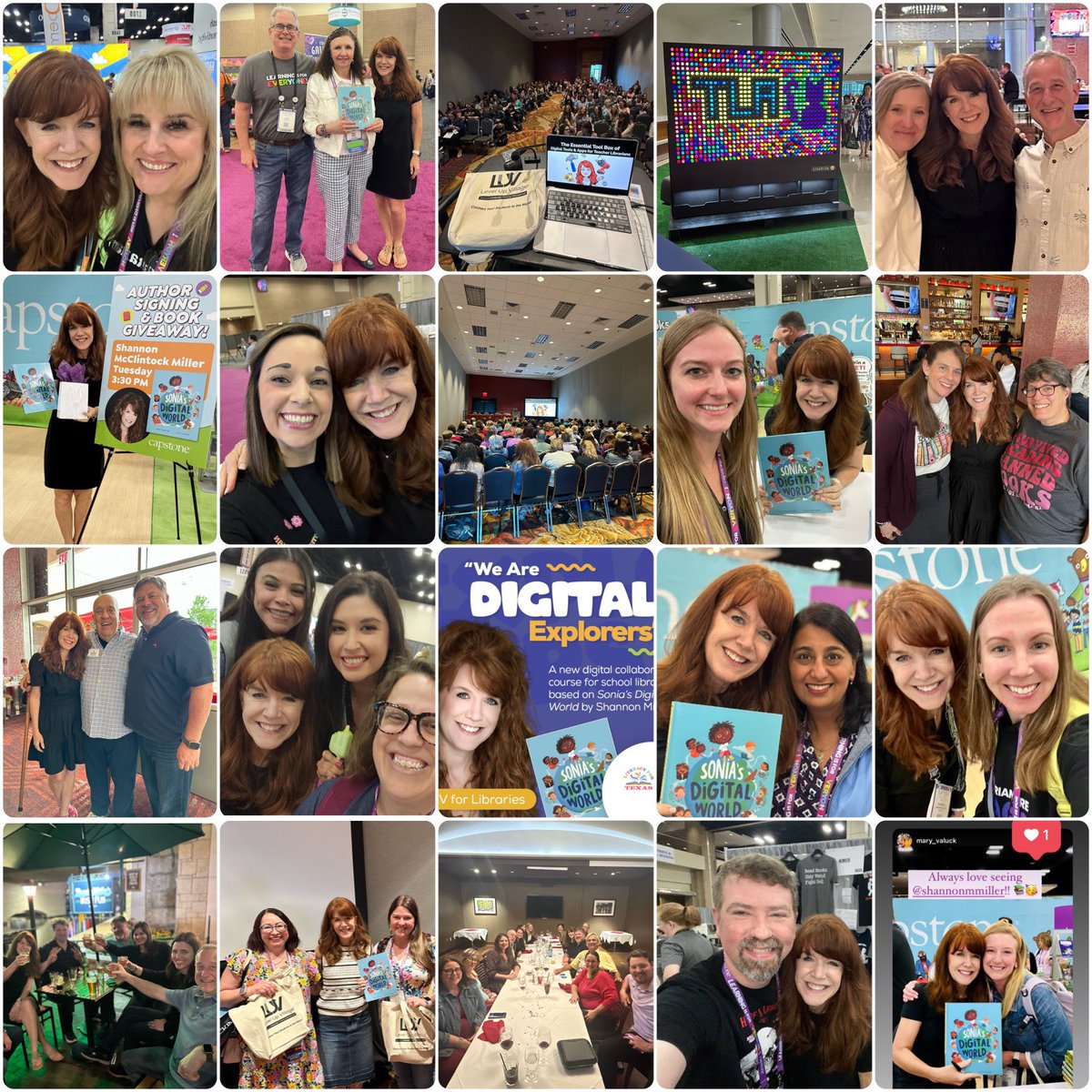 My heart is full after an amazing #txla24 @TXLA @TeacherDayTLA1 with so many special friends, experiences and celebrations.❤️

Thank you everyone for your kindness and friendships. I loved sharing @CapstonePub @ISTEofficial Sonia’s Digital World and @LevelUpVillage LUV for