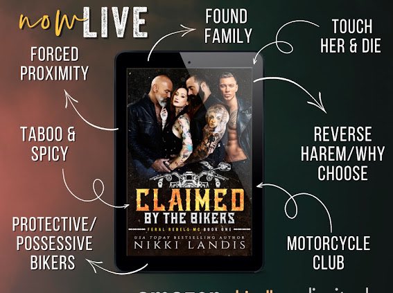 #NEW #KU The worst secrets are the ones you can never tell. Claimed by the Bikers by @landisnikkiauth #FeralRebelsMC amzn.to/4aFa2hI