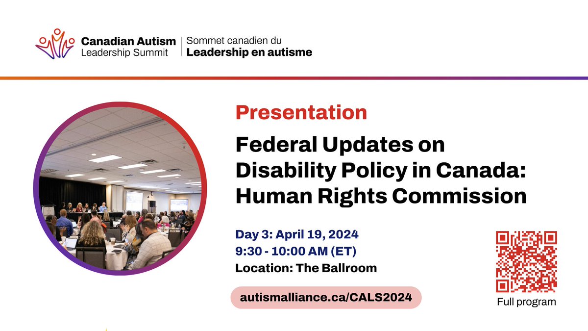 This morning at #CALS2024, we were delighted to welcome @AccStandardsCA and @CdnHumanRights, highlighting their work towards creating a barrier-free Canada for #ActuallyAutistic people in Canada and their loved ones. #Accessibility #HumanRights