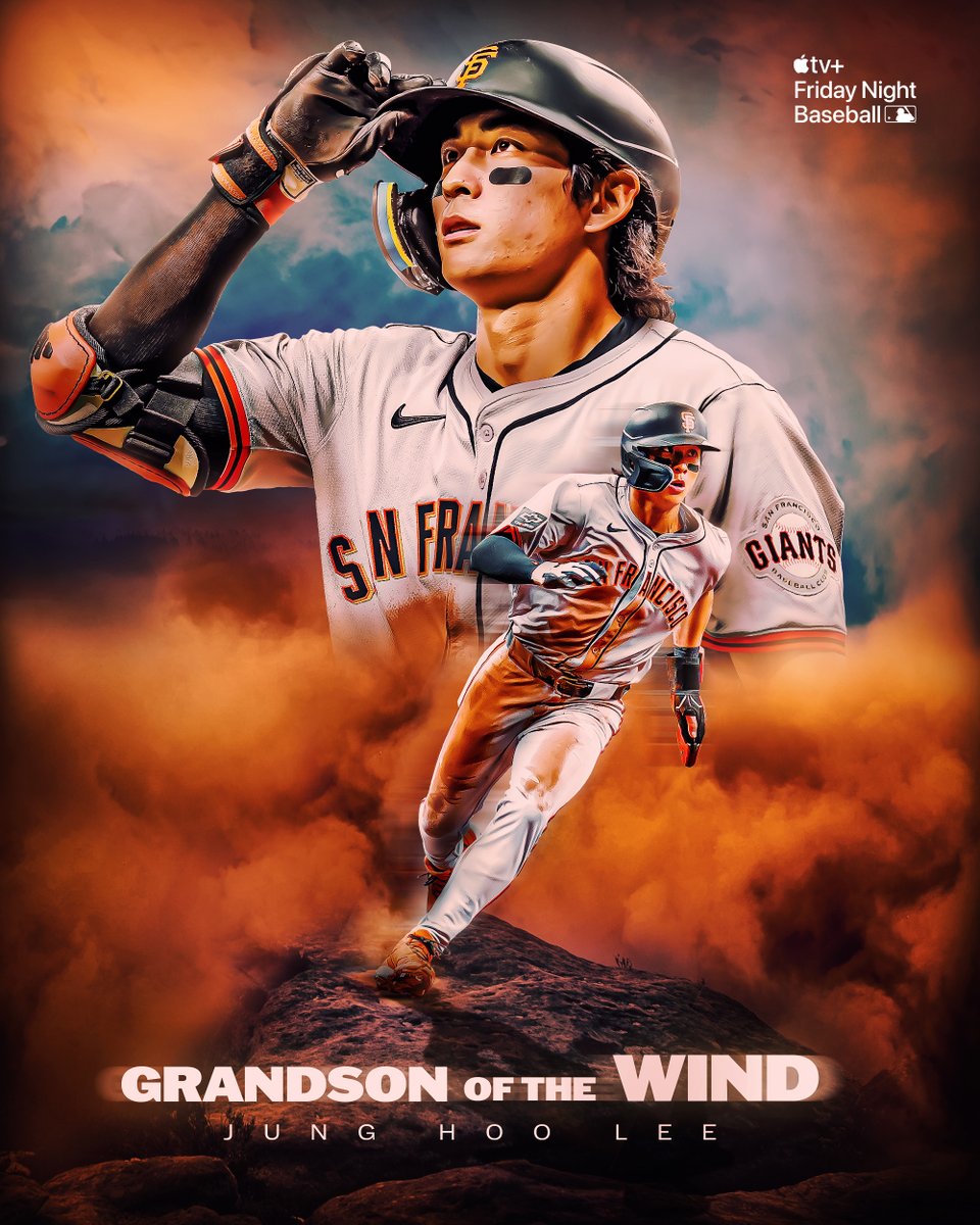 A former KBO MVP takes the #FridayNightBaseball stage.

Catch Jung Hoo Lee and the <a href="/SFGiants/">SFGiants</a> against the D-backs on Apple TV+ at 10:15 pm ET.