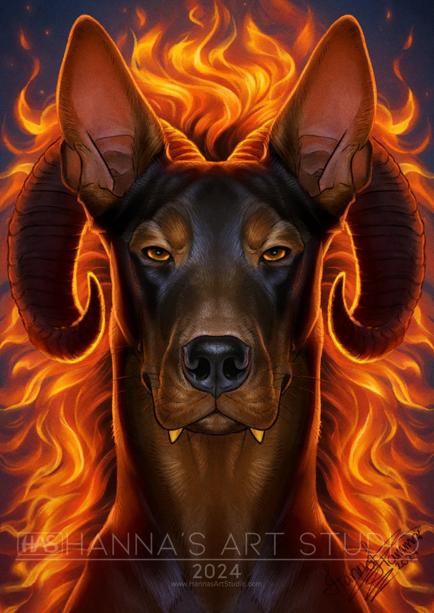 🔥 Symmetry Portrait for CorvusDraconis @ IG 🔥

#DigitalArt #DnDArt #FurryCommunity