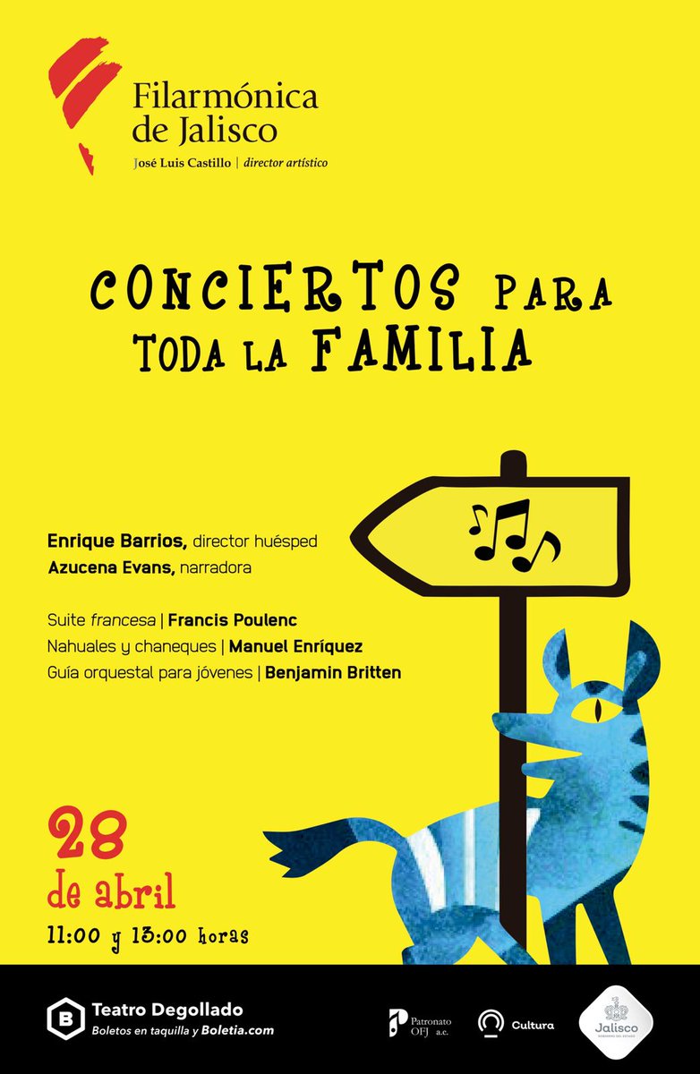 ¡Atención niñas y niños! Llegaron los conciertos para toda la familia… Acompáñennos a descubrir los secretos detrás de la música orquestal. Boletos desde $100 pesos.