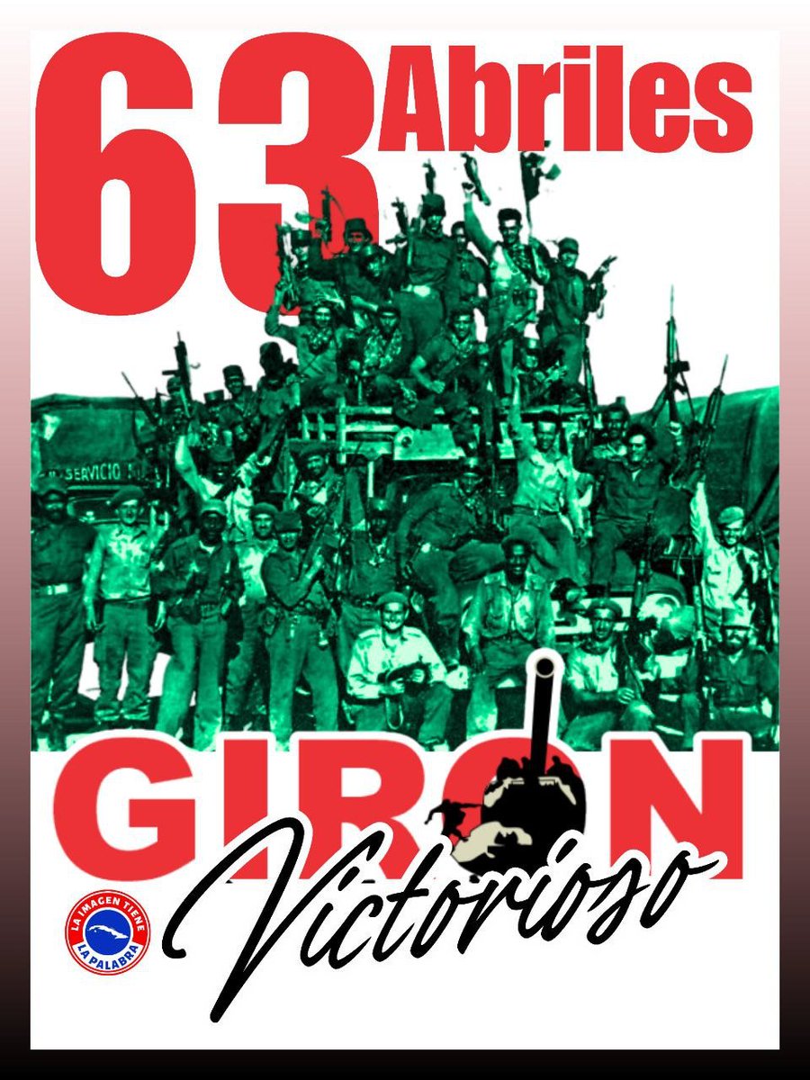 “Los combates de Girón constituyeron un episodio, cuyo relieve histórico ni nosotros mismos comprendíamos en aquellos instantes en toda su magnitud.' #Fidel. #GirónVictorioso.
@DeZurdaTeam_ 🤝
@CalderinDora @PedritoRojo83 @ManoloRGomez  @CeciCS14 @tamaritamartin_ @FrankLPortal