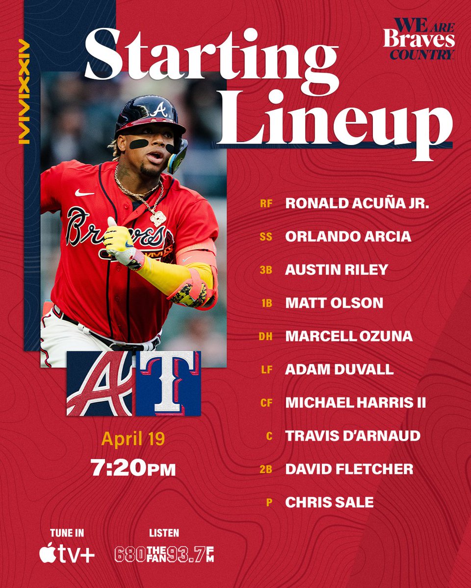 Braves's tweet image. Friday Night at @TruistPark 🫡

#BravesCountry