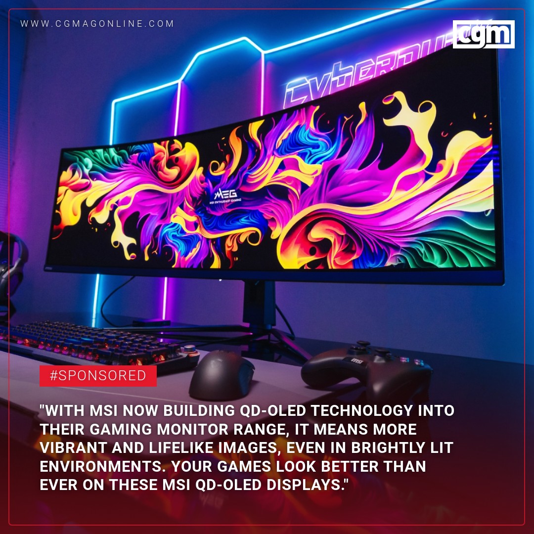 'With MSI now building QD-OLED technology into their gaming monitor range, it means more vibrant and lifelike images, even in brightly lit environments. Your games look better than ever on these MSI QD-OLED displays.'   

cgmagonline.com/articles/featu…

#QDOLED #GamingMonitor @MSICanada
