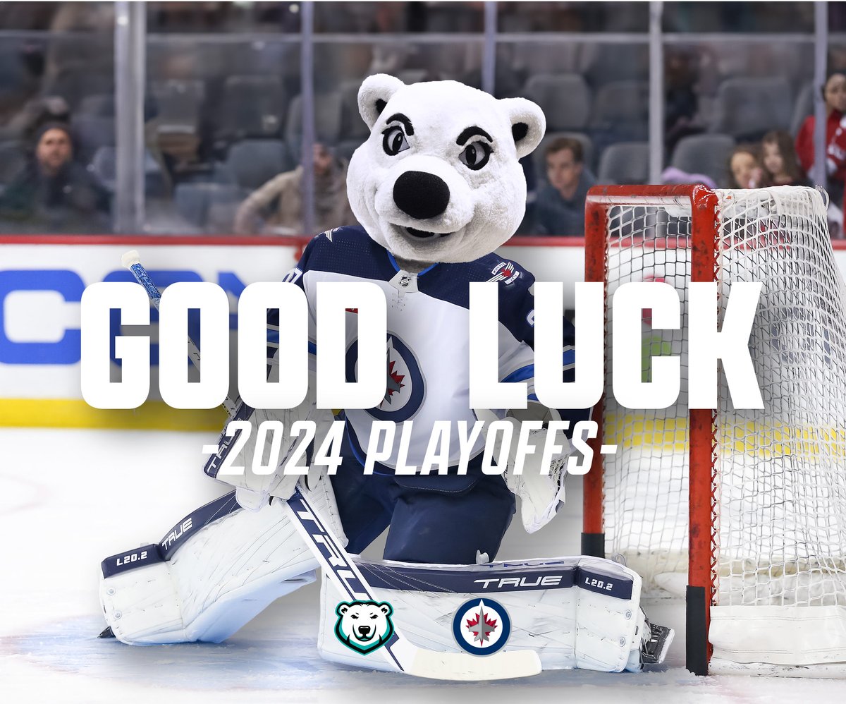 Best of luck heading into playoffs @nhljets ✈️ Go Jets Go!
