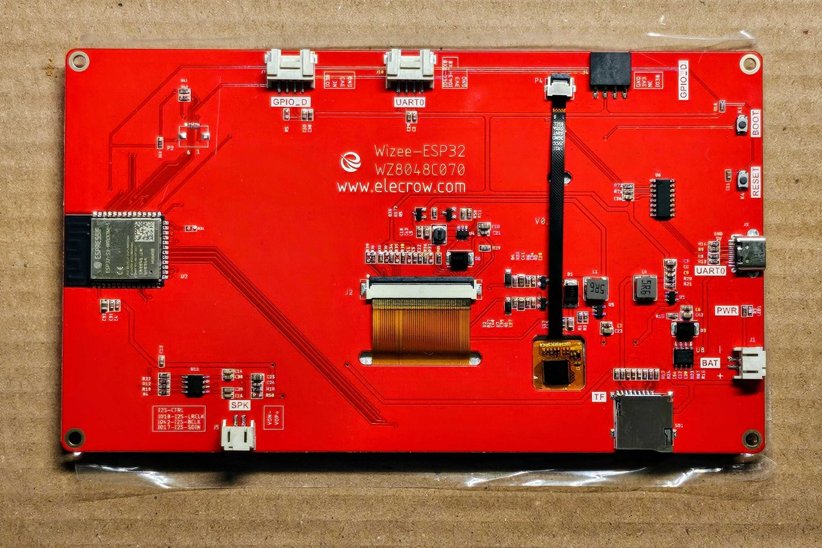 With the latest issue of #Make: on its way to the printers, it's time to get caught up on #DevBoard reviews, starting with the CrowPanel from @Elecrow1! What would you do with this #ESP32-S3-powered 800x480 #LVGL-compatible display? 📺✨