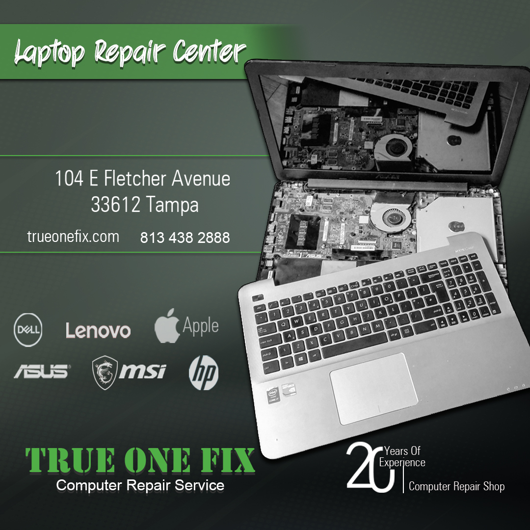 Attention all residents of Tampa, Clearwater , St.Petersburg, Florida!

Is your computer giving you trouble? Are you dealing with a cracked screen, a dead battery, or a malfunctioning keyboard? Whatever the issue may be, Trueonefix is here to help!

We are a team of experienced…