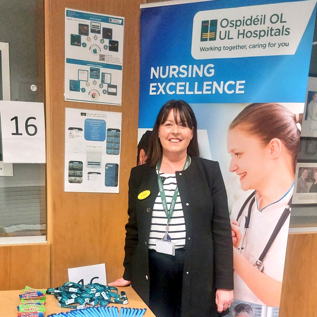 Emergency Nursing @Jennife62768702 @lolfoley Cardiology Nursing @cahill_ciara Nursing Managers @FrapeJanet Nursing workforce planning @triona_foley all on display today @ULHospitals encouraging future nursing & midwifery students @katietierney10 👏👏