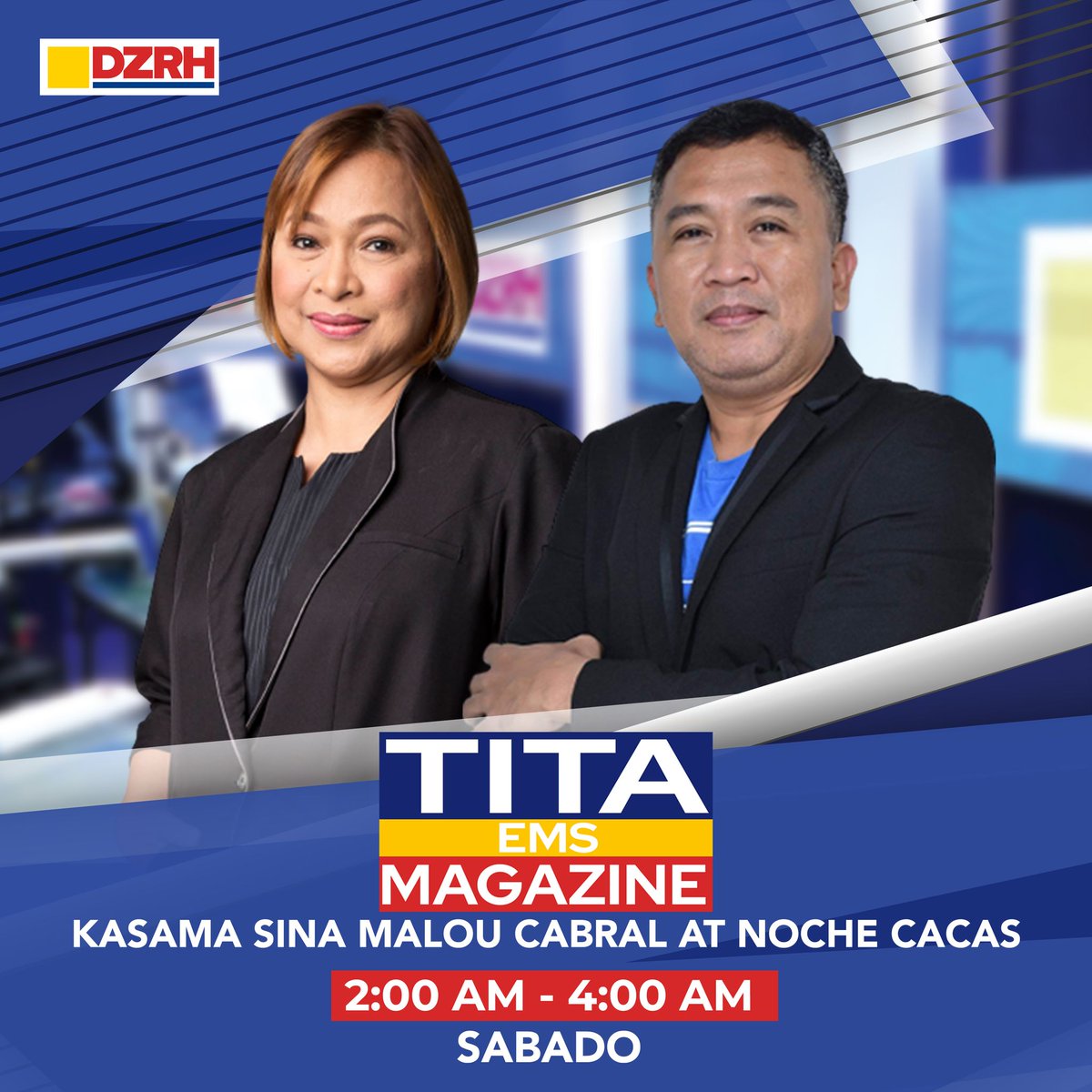 Makisaya, Makipagkwentuhan, at Makipagkulitan sa #TitaEmsMagazine kasama sina @MalouRCabral1 at @cacas_noche Tuloy-tuloy sa Pagbabalita, Tuloy-tuloy sa Serbisyo, #SamaSamaTayoPilipino WATCH: fb.watch/rysRKEysnZ/