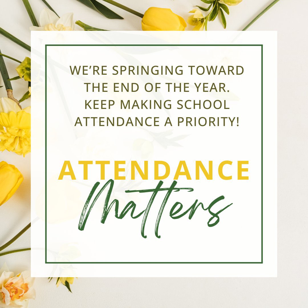 Attendance is continuing to improve each week as we head towards the last 12 weeks of the school year. Keep up the hard work Team Braeburn #momentsmatter #attendancecounts