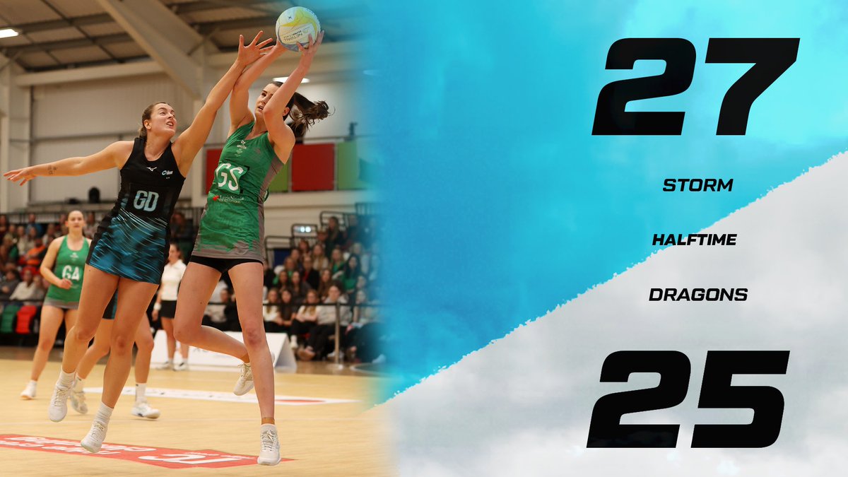Storm take the lead going into the break ⛈️ #SurreyStorm #SeeUsNow